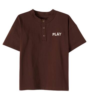 Play embroidered cotton jersey T-shirt | Mini Rodini