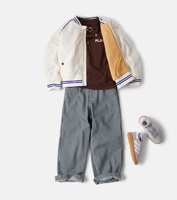 Play embroidered cotton jersey T-shirt | Mini Rodini