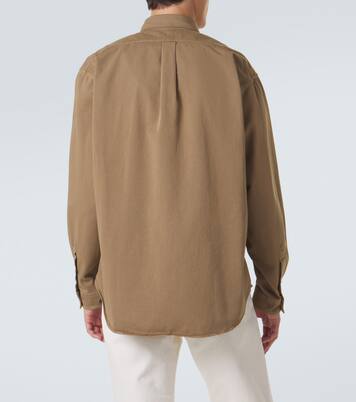 Embroidered cotton shirt | Prada
