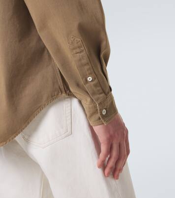 Embroidered cotton shirt | Prada