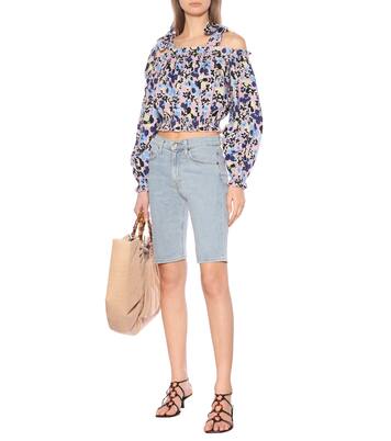 Top raccourci Gypsy imprimé en coton | Alexandra Miro