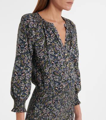 Robe Karlina en coton à motif cachemire | Veronica Beard