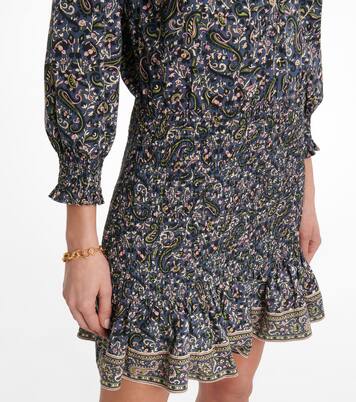 Robe Karlina en coton à motif cachemire | Veronica Beard