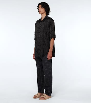 Mules Pool en caoutchouc à logo | Balenciaga