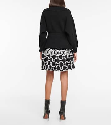 Wool and cashmere peplum cardigan | Alaïa
