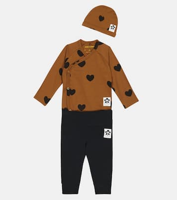 Bebé - set de body, leggings y gorro | Mini Rodini