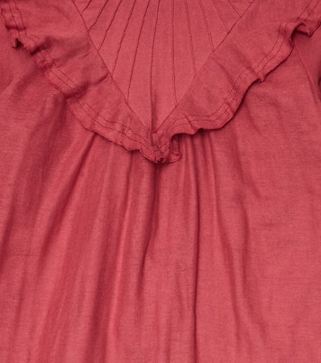 Vestido de algodón con volantes | Chloé Kids