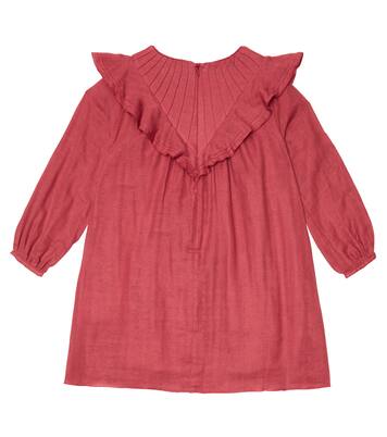 Vestido de algodón con volantes | Chloé Kids