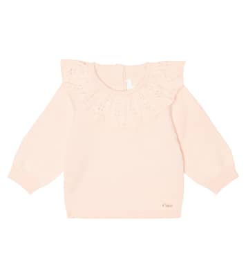 Baby - Pullover in lana e cotone | Chloé Kids