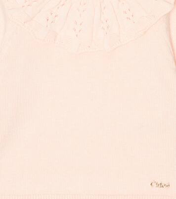 Baby - Pullover in lana e cotone | Chloé Kids