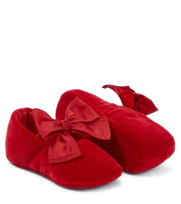 Baby bow-embellished ballet flats | Il Gufo