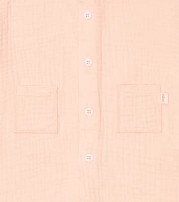 Baby cotton clocqué onesie | Il Gufo