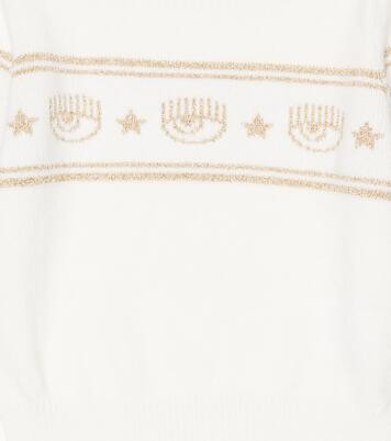 x Chiara Ferragni intarsia sweater | Monnalisa