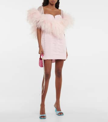 Verzierte Pantoletten Star aus Satin | Mach & Mach