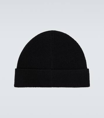 Medusa embroidered wool beanie | Versace