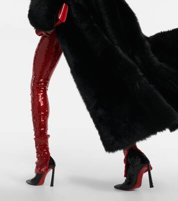 Condorapik 100 embellished ankle boots | Christian Louboutin