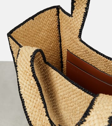 Paula's Ibiza - Shopper Font Large in rafia | Loewe