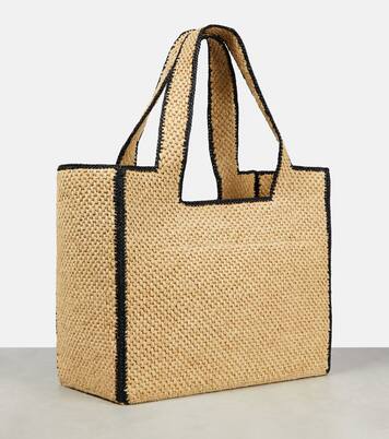 Paula's Ibiza - Shopper Font Large in rafia | Loewe