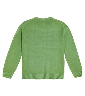 Ribbed-knit wool sweater | C.P. Company Kids