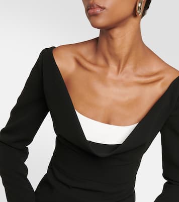 Off-Shoulder-Top aus Cady | Roland Mouret