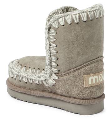 Shearling-lined suede boots | Mou Kids