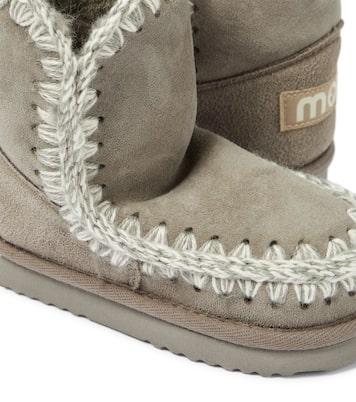 Shearling-lined suede boots | Mou Kids