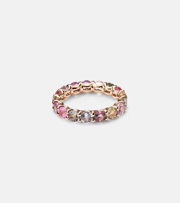 Essentials 18kt rose gold ring with sapphires | Bucherer Fine Jewellery