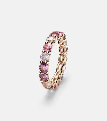 Essentials 18kt rose gold ring with sapphires | Bucherer Fine Jewellery