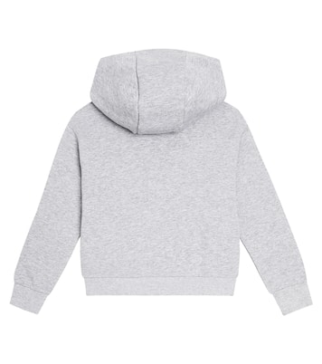 Embroidered cotton jersey hoodie | Kenzo Kids