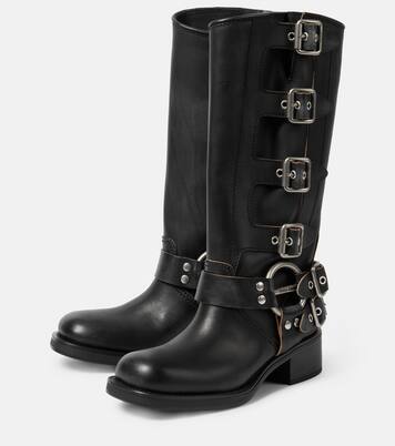 Bottes en cuir | Miu Miu