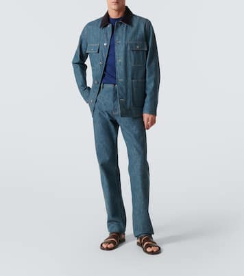 Naha皮革凉拖鞋 | Loro Piana