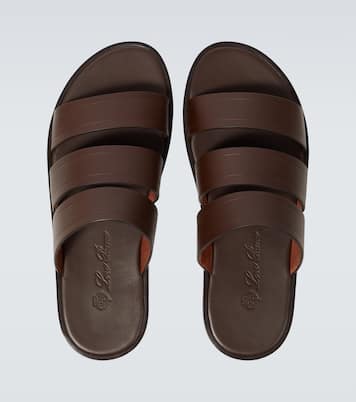 Naha皮革凉拖鞋 | Loro Piana