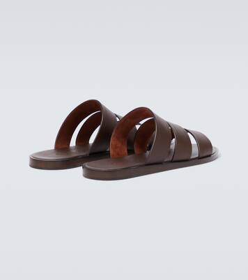Naha皮革凉拖鞋 | Loro Piana