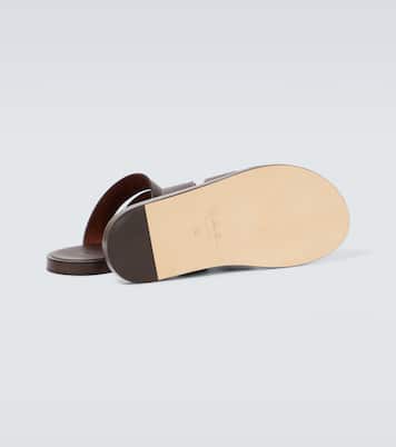 Naha皮革凉拖鞋 | Loro Piana