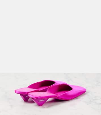 Satin mules | Prada