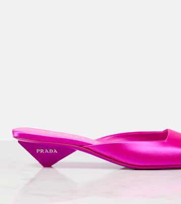 Satin mules | Prada