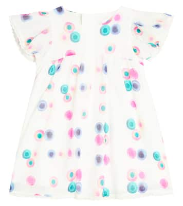 Baby - Abito in cotone con stampa | Chloé Kids