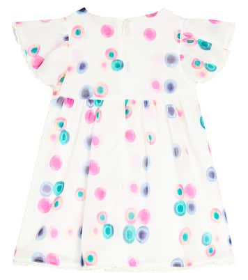 Baby - Abito in cotone con stampa | Chloé Kids