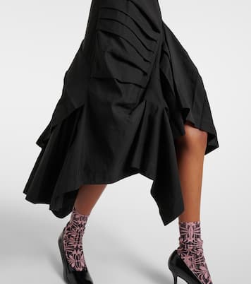 Robe midi en lin et coton | Dries Van Noten