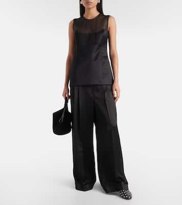 Top Sasmo aus Seide und Satin | Khaite