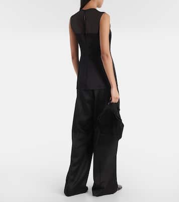 Top Sasmo aus Seide und Satin | Khaite