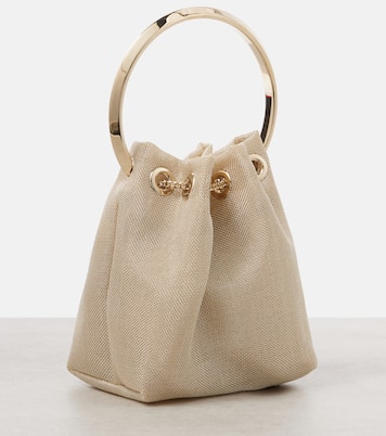 Bon Bon Small mesh bucket bag | Jimmy Choo