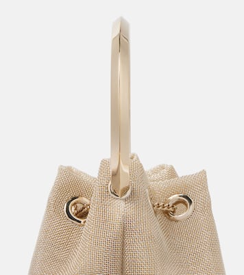 Bon Bon Small mesh bucket bag | Jimmy Choo