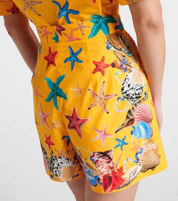 Short Capri imprimé en coton | Dolce&Gabbana
