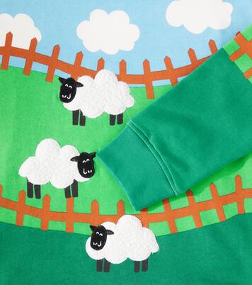 Printed cotton fleece sweatshirt | Stella McCartney Kids