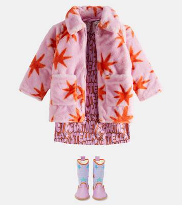 Faux shearling jacket | Stella McCartney Kids