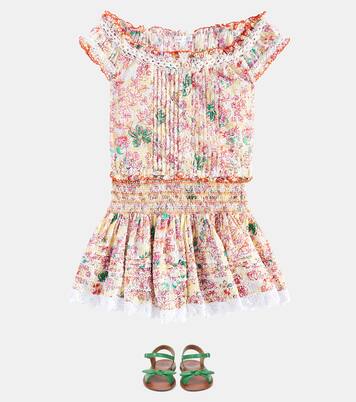 Alba floral shirt | Poupette St Barth Kids