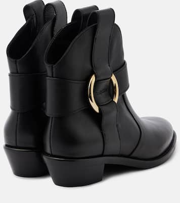 New Ring leather ankle boots | See By Chloé