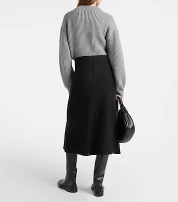 Midirock aus Wolle | Jil Sander