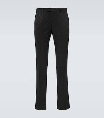 Gerade Hose GG aus einem Baumwollgemisch | Gucci